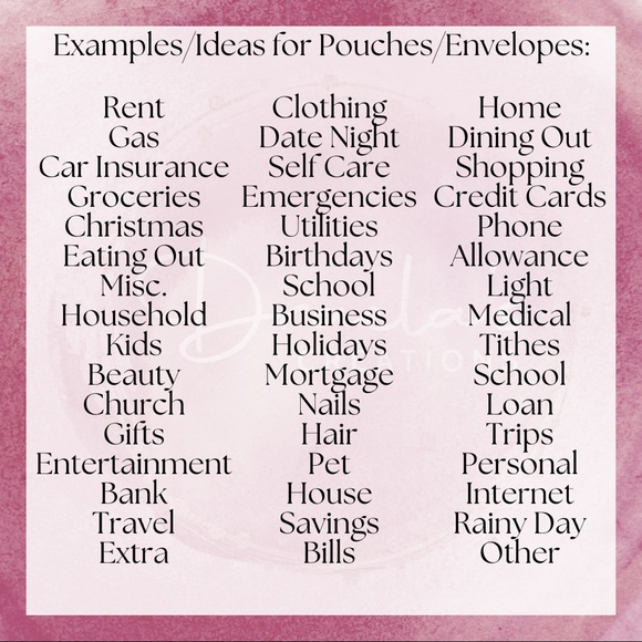 Personalized Cash Binder / Budget Book - Picture 6 of 8